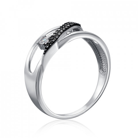 Серебряное кольцо с фианитами (001321/12/1/3888)