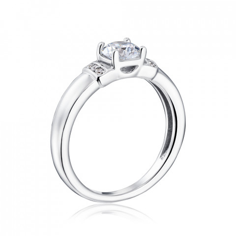 Серебряное кольцо с фианитом S Tesori (00914/12/1/4031)
