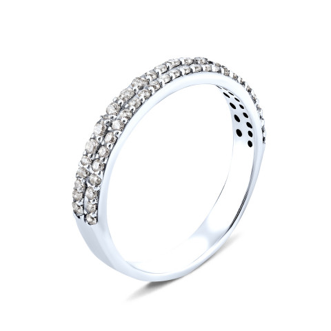 Серебряное кольцо с фианитами (1100/1р-CZ)