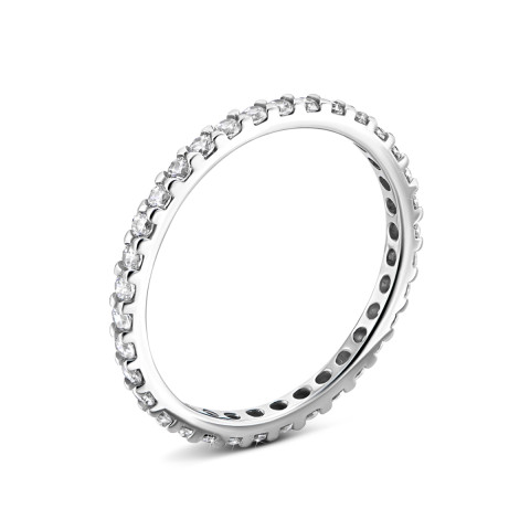  Серебряное кольцо с фианитами (1100)