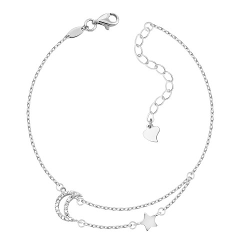 Серебряный браслет с фианитами (1BR69734-CZ)