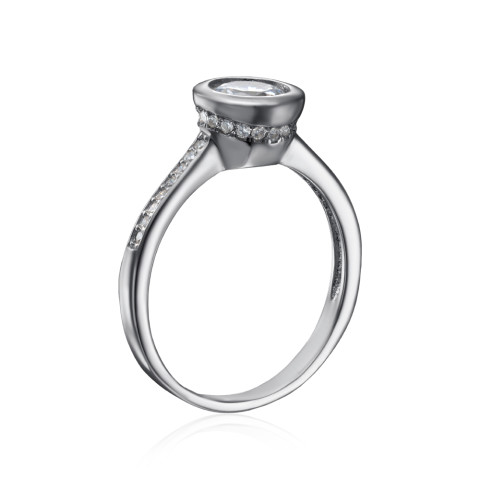 Серебряное кольцо с фианитами (1RI59242-R/12/1)