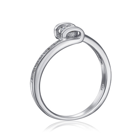 Серебряное кольцо сфианитами (2R10859-R/12/1)