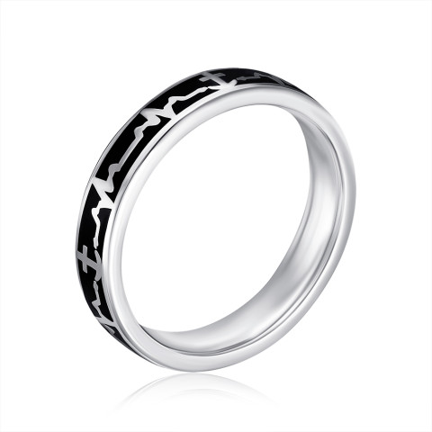 Серебряное кольцо с эмалью 2R29712-R/12/389