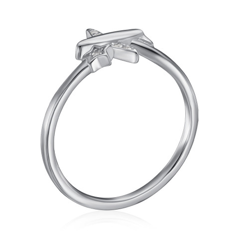 Серебряное кольцо с фианитами 2R32114-R/12/1