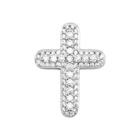 Серебряный крестик с фианитами (3013/1р-CZ)