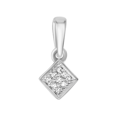 Серебряная подвеска с бриллиантами (3928р-BR)