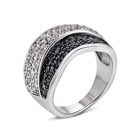 Серебряное кольцо с фианитами (7R24007)