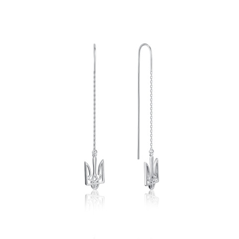 Серебряные серьги-протяжки  С2/273