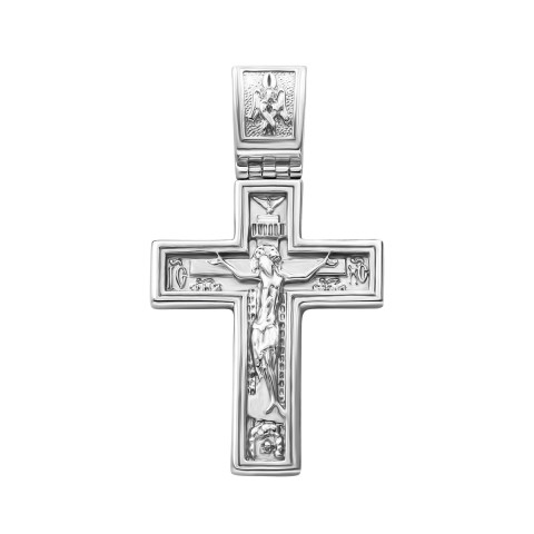 Серебряный крестик Распятие Христа (941)