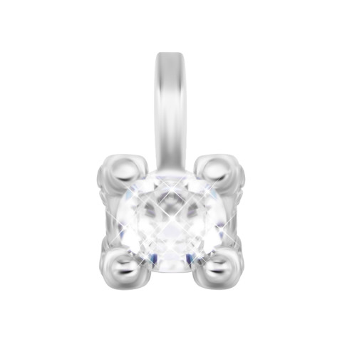 Серебряная подвеска с фианитом (954е0377б)