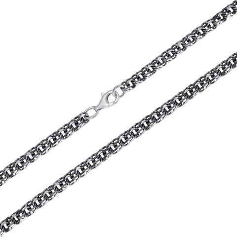 Серебряная цепочка с чернением Р-4301-3-L/52