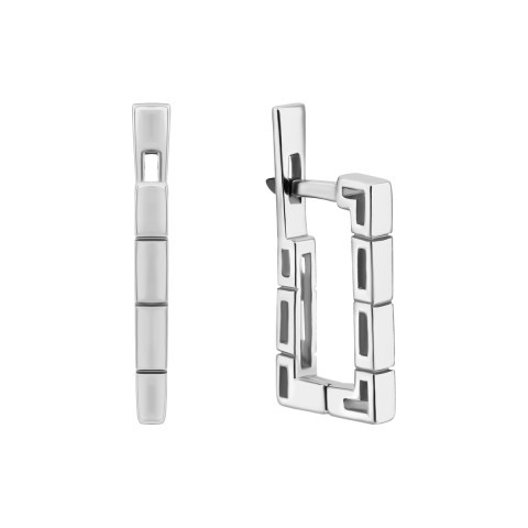 Серебряные серьги (1246Rh)