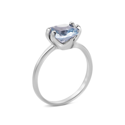 Серебряное кольцо с фианитами (к1294гRh)