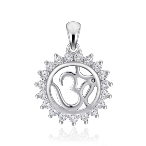 Серебряная подвеска с фианитами SZDP00395-P/12/1