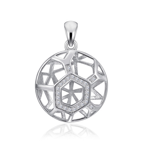 Серебряная подвеска с фианитами SZDP00583-P/12/1