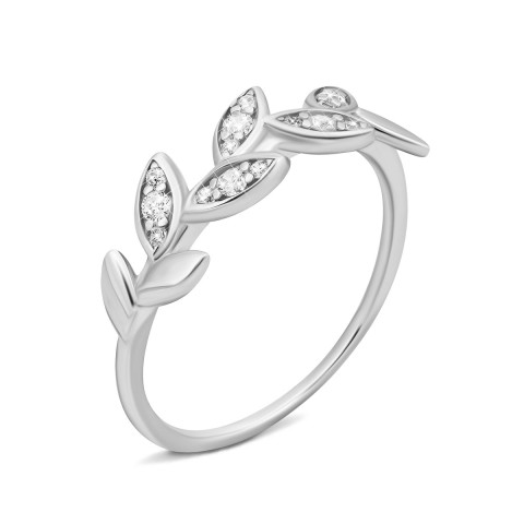 Серебряное кольцо с фианитами (A01039)