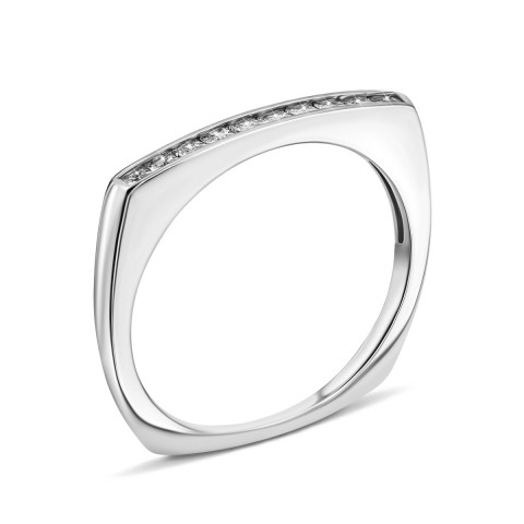 Серебряное кольцо с фианитами (A02391)