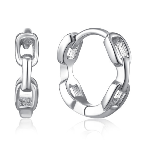 Серебряные серьги-конго B00147-E/12