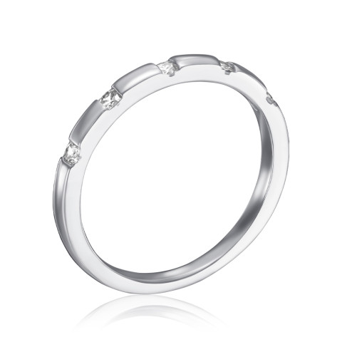 Серебряное кольцо с фианитами DR03035-R/12/1