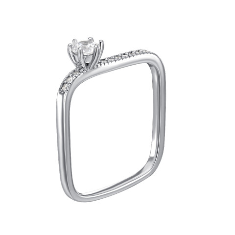 Серебряное кольцо с фианитами (SZDR15618)