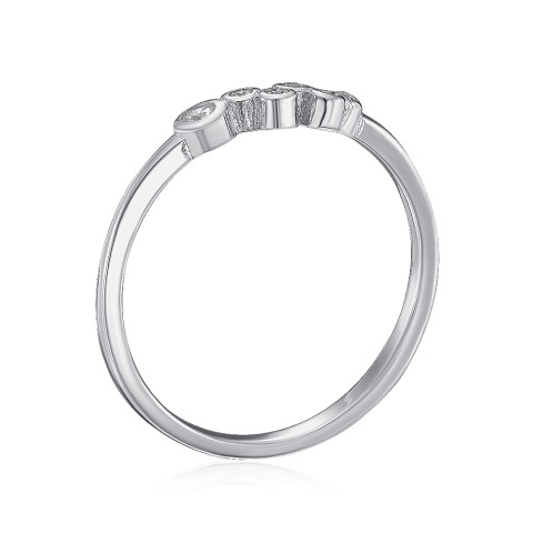 Серебряное кольцо с фианитами (SZDR10374-R/12/1)