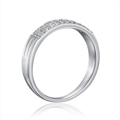 Серебряное кольцо с фианитами (RIV7001-3-R/12/1)