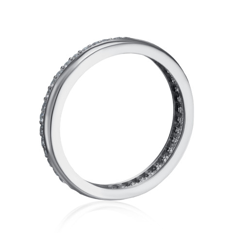 Серебряное кольцо с фианитами (F-160-R/12/1)