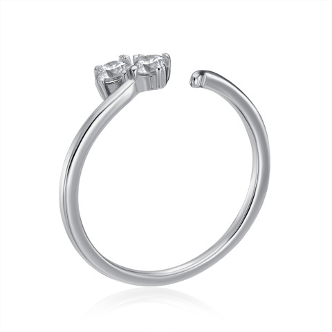 Серебряное кольцо с фианитами (SZDR10370-R/12/1)