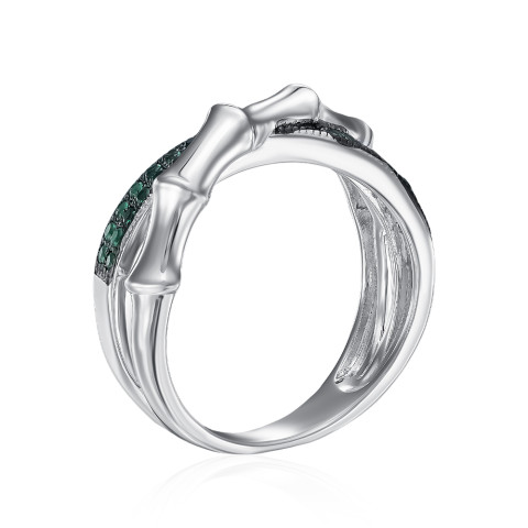 Серебряное кольцо с фианитами (ML11180A-R/12/10)