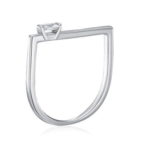 Серебряное кольцо с фианитом (SZDR15595-R/12/1)