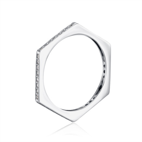 Серебряное кольцо с фианитами (SZDR15601-R/12/1)