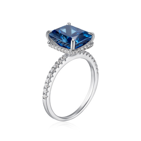 Серебряное кольцо с фианитами DY120099-S-W-SL-R/12/1511