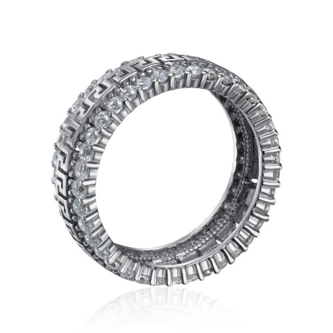 Серебряное кольцо с фианитами (F-100-R/12/1)
