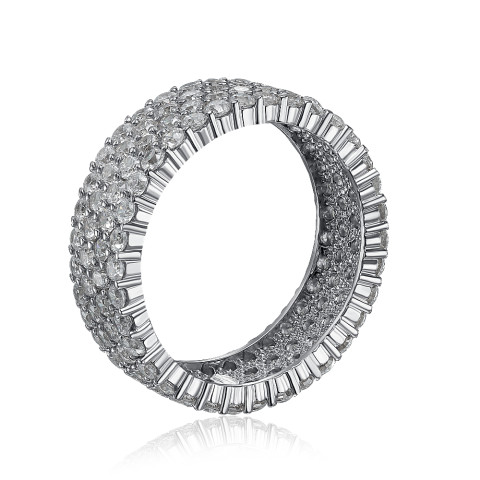 Серебряное кольцо с фианитами (F-104-R/12/1)