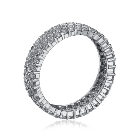 Серебряное кольцо с фианитами (F-138-R/12/1)