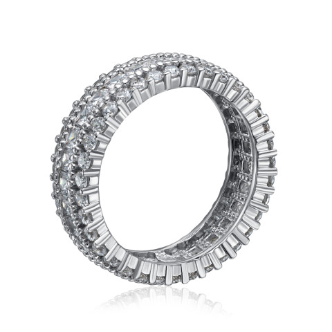 Серебряное кольцо с фианитами (F-139-R/12/1)