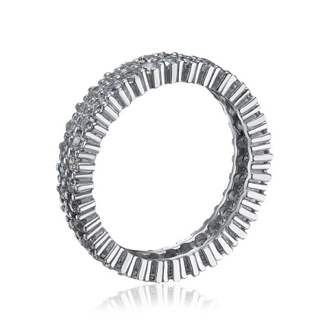Серебряное кольцо с фианитами (F-145-R/12/1)
