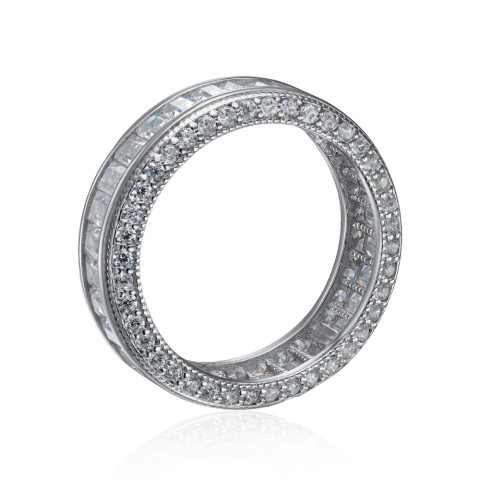 Серебряное кольцо с фианитами (F-174-R/12/1)