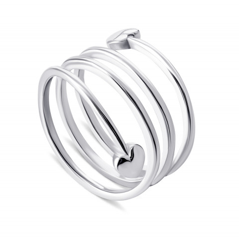 Фаланговое серебряное кольцо (К2/1103-16)