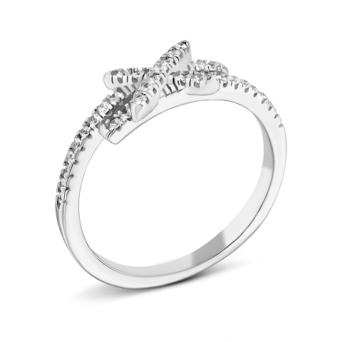 Серебряное кольцо с фианитами (FR15050)