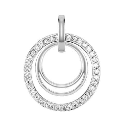 Серебряная подвеска с фианитами (G00834)