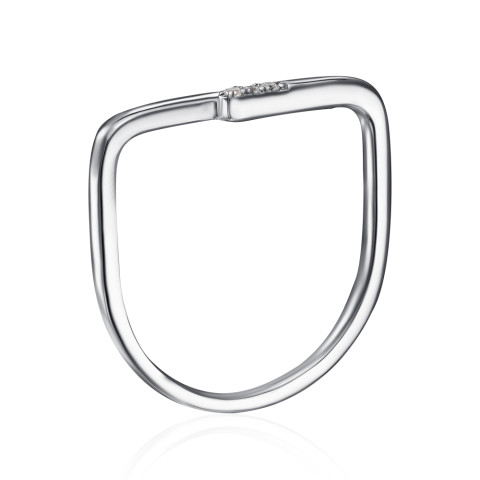 Серебряное кольцо с фианитами (GR02640A-R/12/1)