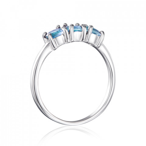 Серебряное кольцо с топазами Sky (GRE1470-R/12/7145)