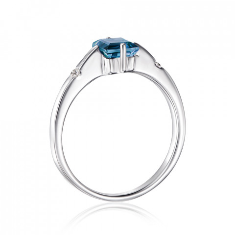 Серебряное кольцо с London топазом (GRE2036-R/12/5529)