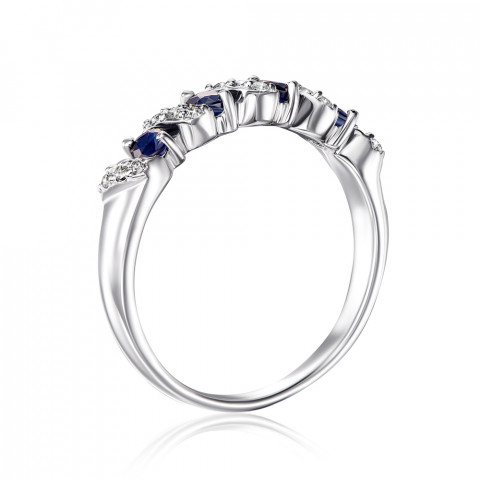 Серебряное кольцо с сапфиром (GRE2234-R/12/8353)