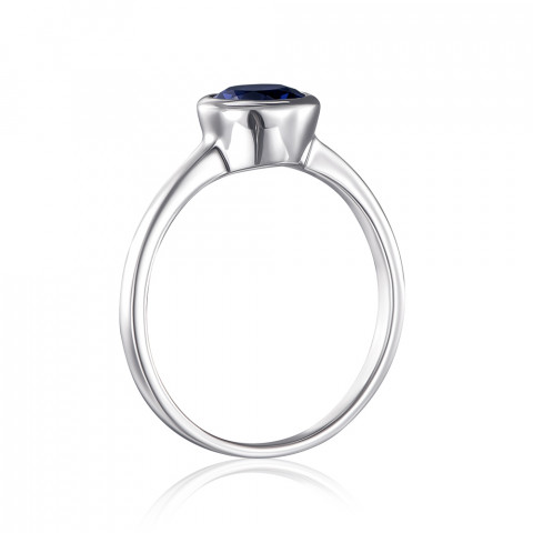 Серебряное кольцо с сапфиром (GRE3053-R/12/8208)
