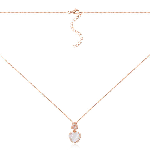 Серебряное колье HJN-1739-ROSE-K/17/1090