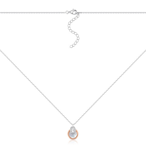 Серебряное колье с перламутром HJN-2154-S-2-K/15/1090