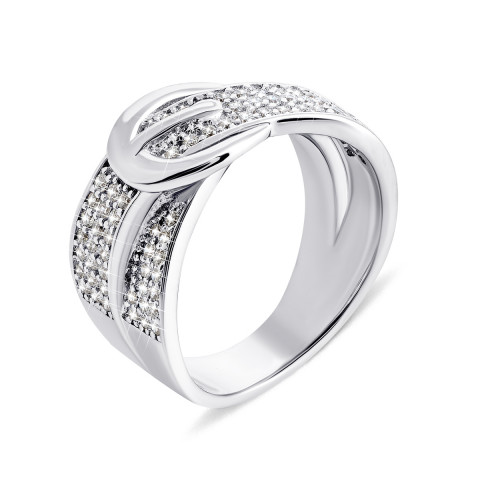 Серебряное кольцо с фианитами (KR11104)